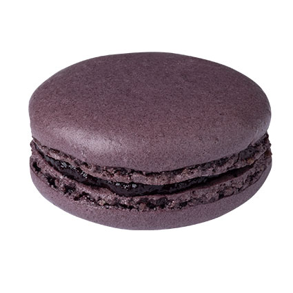 Cassis violette Macarons by Laduree India are a delightful variation of the classic French macarons, featuring a combination of blackcurrant (cassis) and violet flavors. 