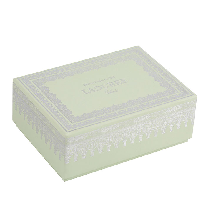 12 Pieces Macaron Box - Napoleon Green Laduree