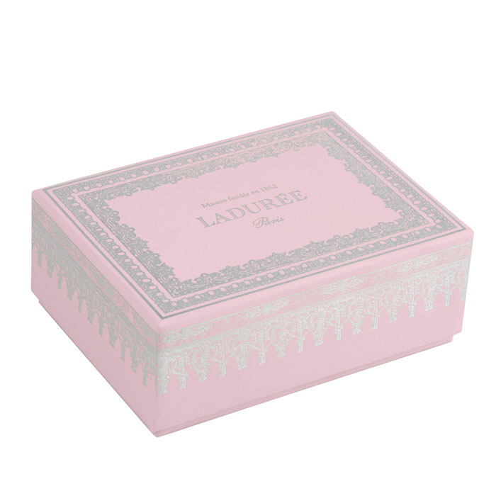 12 Pieces Macaron Box - Napoleon Pink Laduree