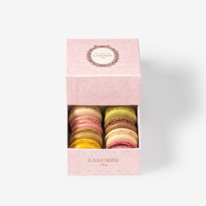 Arabesque 8 Macarons Gift Box Pink